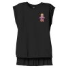 Women's Flowy Muscle Tee With Rolled Cuffs Thumbnail