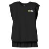 Women's Flowy Muscle Tee With Rolled Cuffs Thumbnail