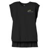 Women's Flowy Muscle Tee With Rolled Cuffs Thumbnail