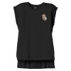 Women's Flowy Muscle Tee With Rolled Cuffs Thumbnail