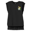 Women's Flowy Muscle Tee With Rolled Cuffs Thumbnail