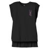 Women's Flowy Muscle Tee With Rolled Cuffs Thumbnail