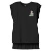 Women's Flowy Muscle Tee With Rolled Cuffs Thumbnail