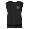 Women's Flowy Muscle Tee With Rolled Cuffs Thumbnail