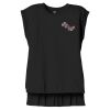 Women's Flowy Muscle Tee With Rolled Cuffs Thumbnail