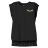 Women's Flowy Muscle Tee With Rolled Cuffs Thumbnail