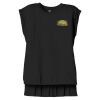 Women's Flowy Muscle Tee With Rolled Cuffs Thumbnail