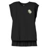 Women's Flowy Muscle Tee With Rolled Cuffs Thumbnail
