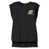 Women's Flowy Muscle Tee With Rolled Cuffs Thumbnail