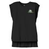 Women's Flowy Muscle Tee With Rolled Cuffs Thumbnail