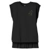 Women's Flowy Muscle Tee With Rolled Cuffs Thumbnail