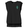 Women's Flowy Muscle Tee With Rolled Cuffs Thumbnail