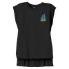 Women's Flowy Muscle Tee With Rolled Cuffs Thumbnail
