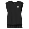 Women's Flowy Muscle Tee With Rolled Cuffs Thumbnail