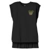 Women's Flowy Muscle Tee With Rolled Cuffs Thumbnail