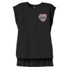 Women's Flowy Muscle Tee With Rolled Cuffs Thumbnail
