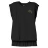 Women's Flowy Muscle Tee With Rolled Cuffs Thumbnail