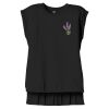 Women's Flowy Muscle Tee With Rolled Cuffs Thumbnail
