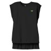 Women's Flowy Muscle Tee With Rolled Cuffs Thumbnail