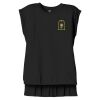 Women's Flowy Muscle Tee With Rolled Cuffs Thumbnail