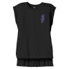 Women's Flowy Muscle Tee With Rolled Cuffs Thumbnail