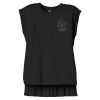 Women's Flowy Muscle Tee With Rolled Cuffs Thumbnail