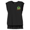 Women's Flowy Muscle Tee With Rolled Cuffs Thumbnail