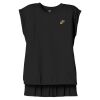 Women's Flowy Muscle Tee With Rolled Cuffs Thumbnail