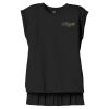 Women's Flowy Muscle Tee With Rolled Cuffs Thumbnail