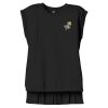 Women's Flowy Muscle Tee With Rolled Cuffs Thumbnail