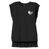 Women's Flowy Muscle Tee With Rolled Cuffs Thumbnail