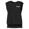 Women's Flowy Muscle Tee With Rolled Cuffs Thumbnail