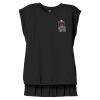 Women's Flowy Muscle Tee With Rolled Cuffs Thumbnail