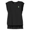 Women's Flowy Muscle Tee With Rolled Cuffs Thumbnail