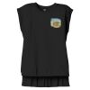 Women's Flowy Muscle Tee With Rolled Cuffs Thumbnail