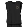 Women's Flowy Muscle Tee With Rolled Cuffs Thumbnail