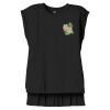 Women's Flowy Muscle Tee With Rolled Cuffs Thumbnail