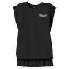 Women's Flowy Muscle Tee With Rolled Cuffs Thumbnail