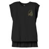Women's Flowy Muscle Tee With Rolled Cuffs Thumbnail