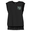 Women's Flowy Muscle Tee With Rolled Cuffs Thumbnail