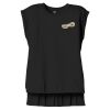 Women's Flowy Muscle Tee With Rolled Cuffs Thumbnail