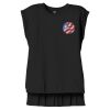 Women's Flowy Muscle Tee With Rolled Cuffs Thumbnail