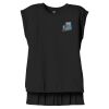 Women's Flowy Muscle Tee With Rolled Cuffs Thumbnail