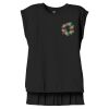 Women's Flowy Muscle Tee With Rolled Cuffs Thumbnail
