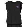 Women's Flowy Muscle Tee With Rolled Cuffs Thumbnail