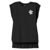 Women's Flowy Muscle Tee With Rolled Cuffs Thumbnail