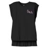 Women's Flowy Muscle Tee With Rolled Cuffs Thumbnail