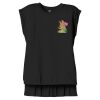 Women's Flowy Muscle Tee With Rolled Cuffs Thumbnail