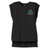 Women's Flowy Muscle Tee With Rolled Cuffs Thumbnail
