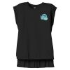 Women's Flowy Muscle Tee With Rolled Cuffs Thumbnail